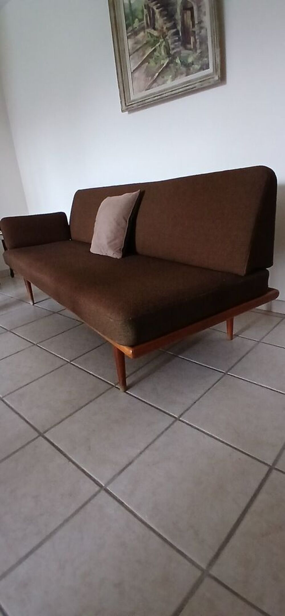 Banquette vintage, designers HVIDT et NIELSEN 