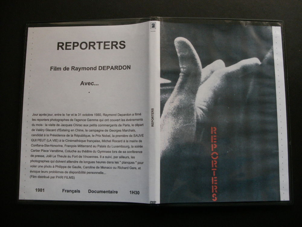 Rare document : " Reporters " DVD et blu-ray