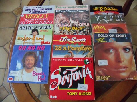 Vinyles 45t Lot 3 5 Bers�e (59)