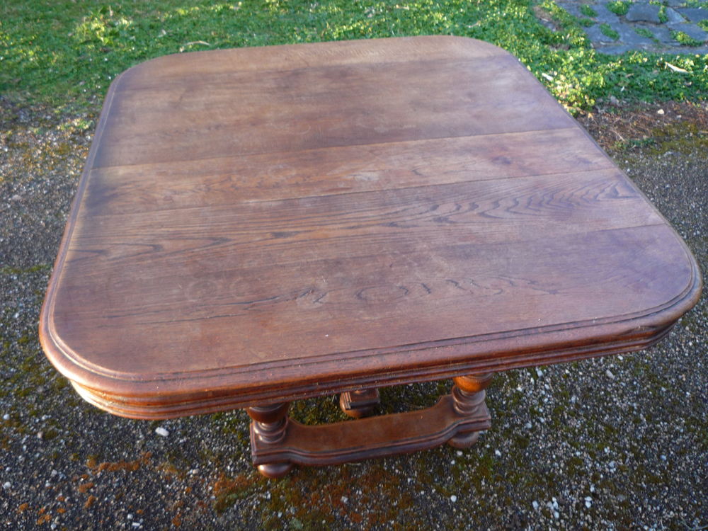 Table Henri II ch&ecirc;ne blond Meubles