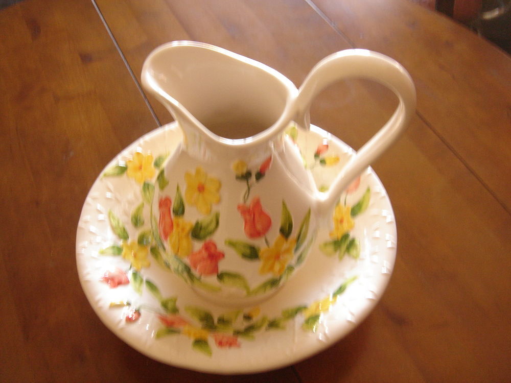 Broc de toilette/plat,cuvette Décoration
