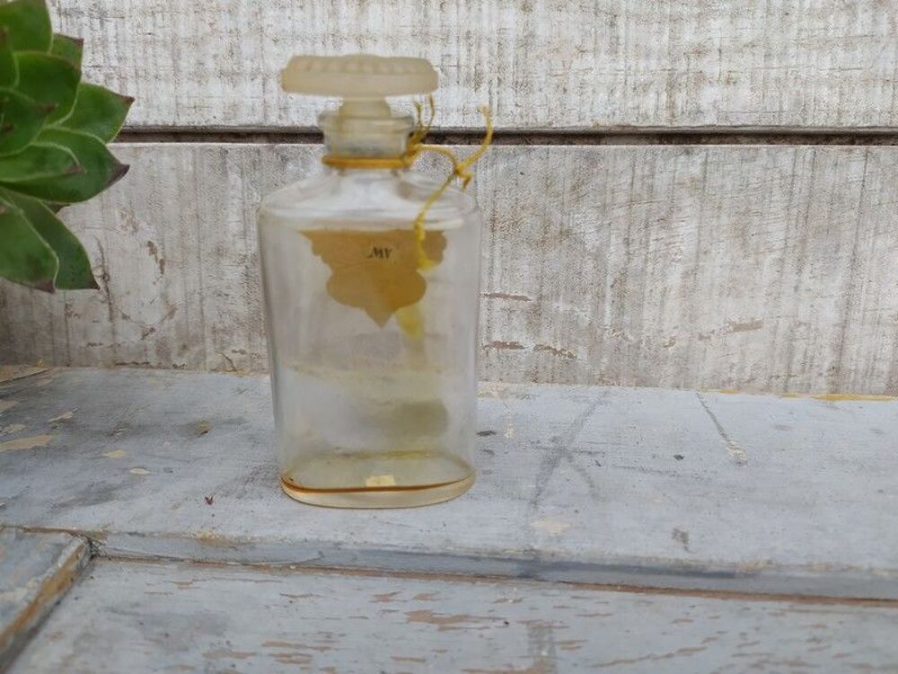 Ancien Flacon de Parfum Rose Cheramy Paris Art D&eacute;co 