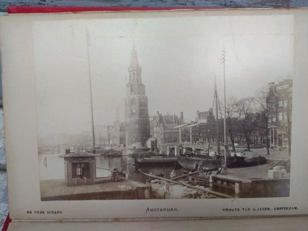 Album 12 Photographies Albumin&eacute;es XIX&egrave;me Amsterdam Pays-Bas 