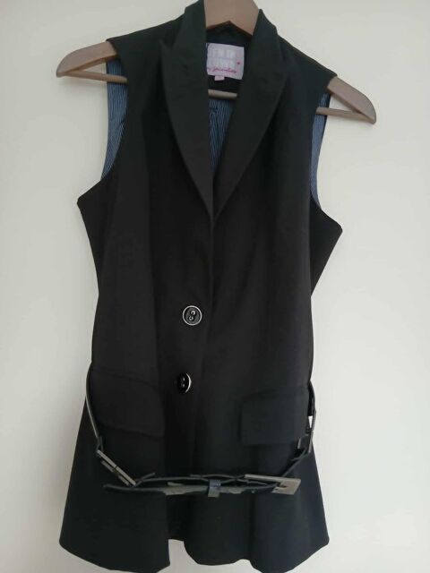  Veste spencer 3/4 noire Jennifer neuve + ceinture N� 1418 10 Beaune (21)