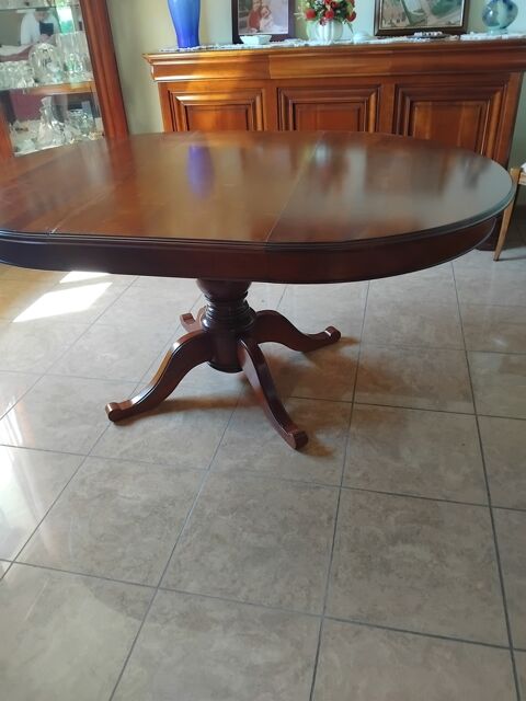TABLE  MERISIER MASSIF SUR PIED CENTRAL 120 Marzy (58)