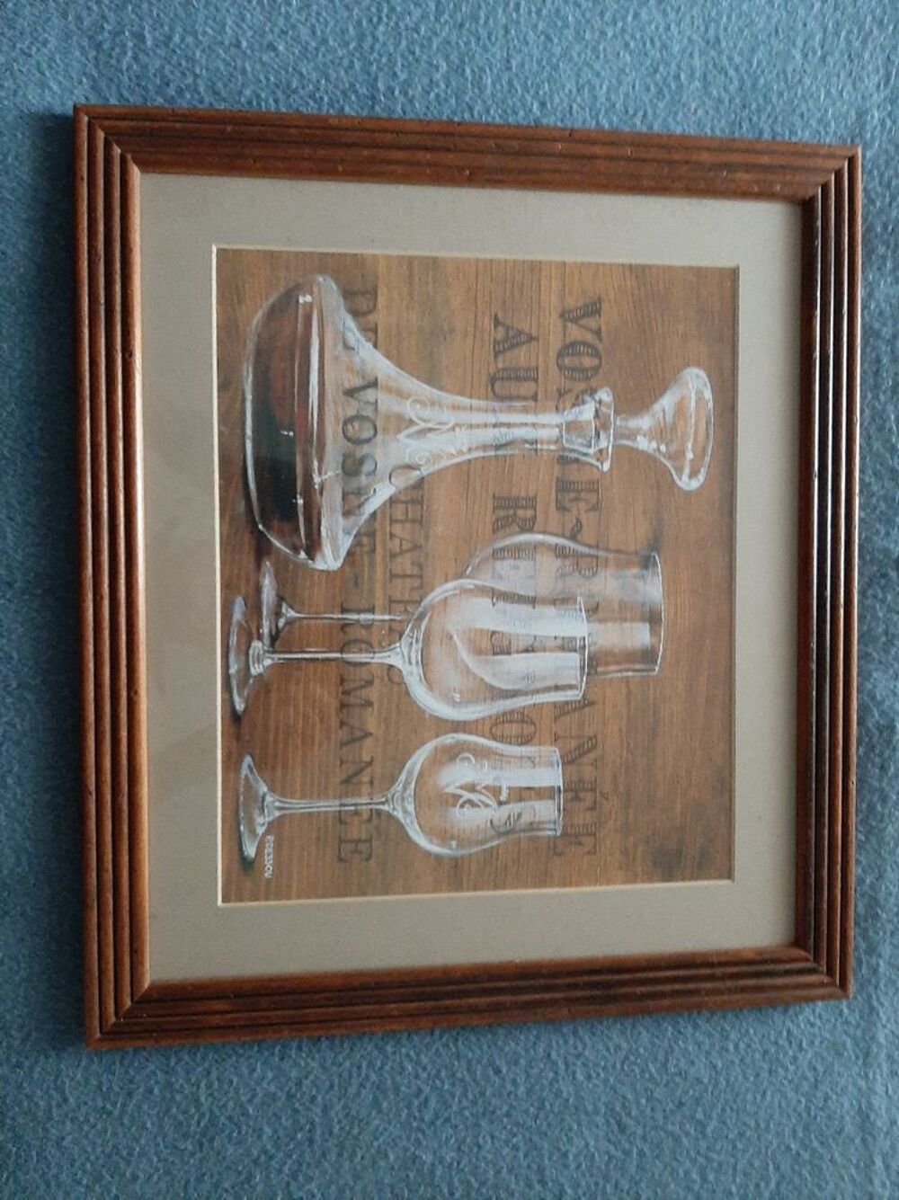 Tableau sous verre Décoration