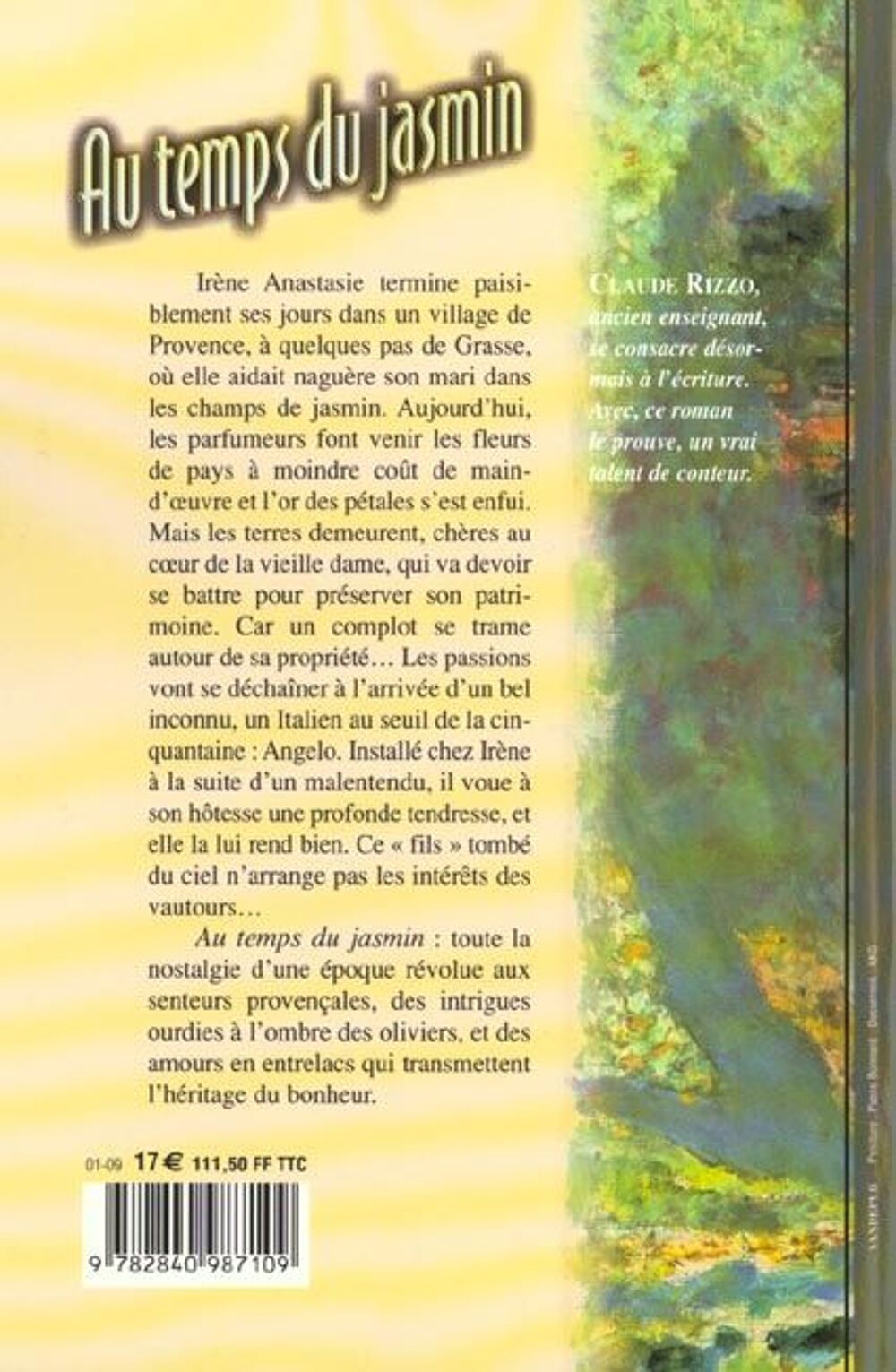 Au temps du jasmin Livres et BD