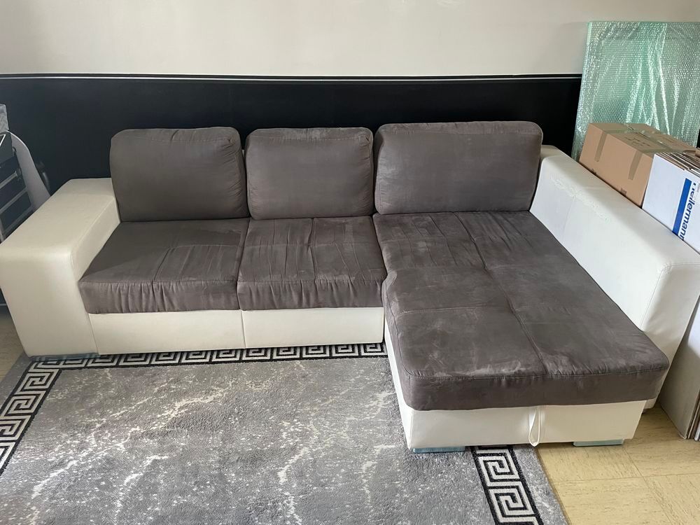 canap&eacute; d'angle convertible avec coffre Meubles