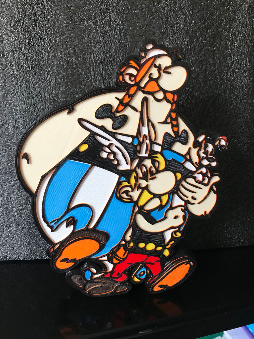 Lampe ASTERIX OBELIX IDEFIX led &agrave; piles Dcoration