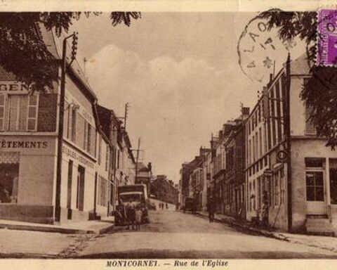 carte postal sur Montcornet. 5 Viry-Noureuil (02)