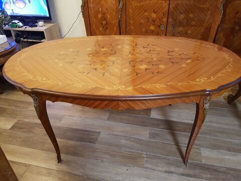 Table salle  manger Marquetterie Bois de Rose 400e 400 Gennevilliers (92)
