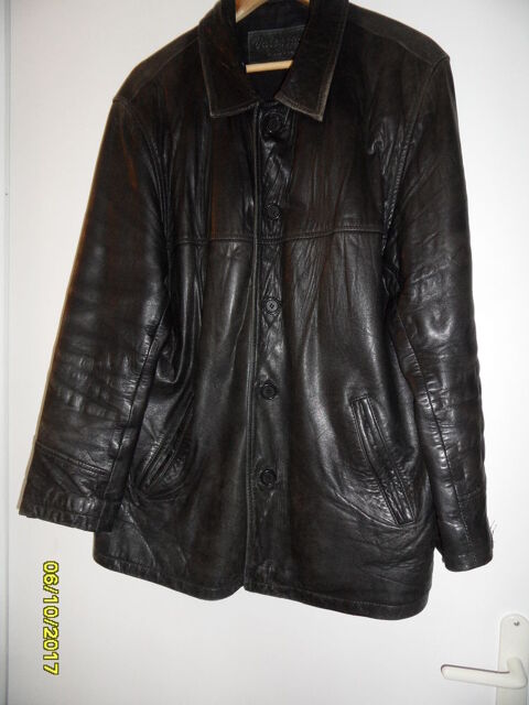 blouson cuir noir  Angers (49)