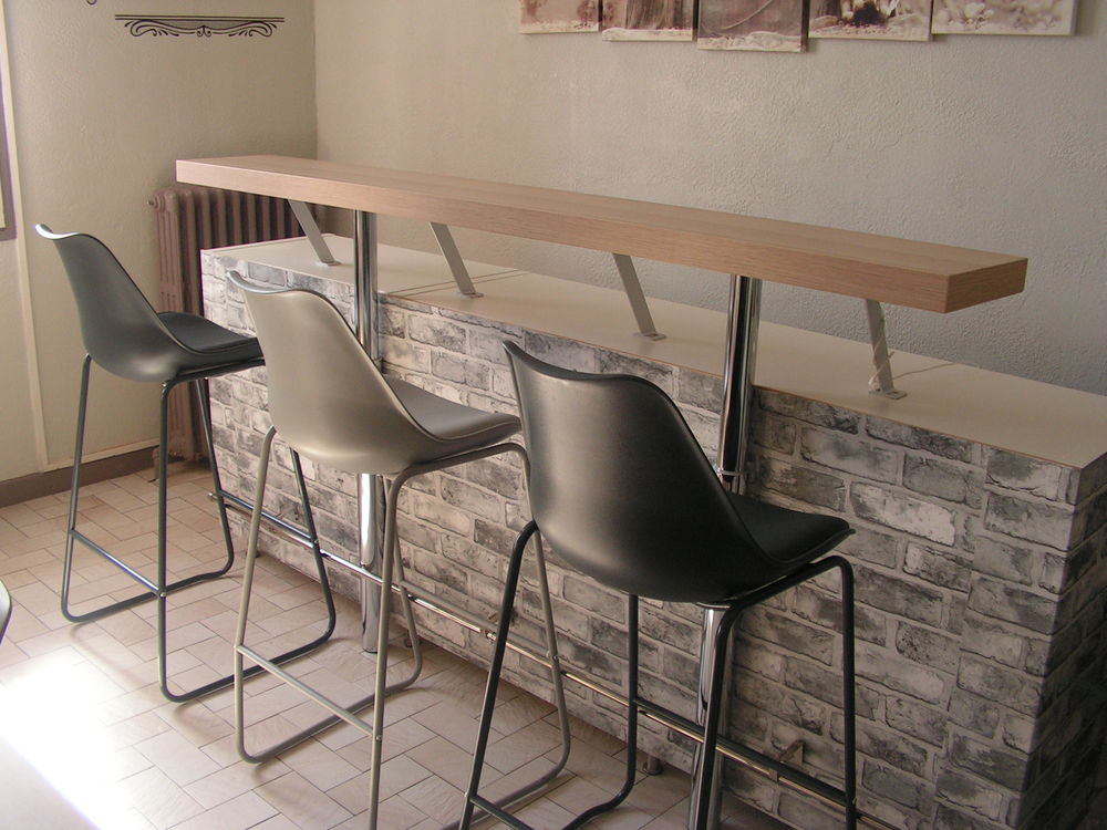 BAR COMPTOIR + 3 TABOURETS DE BAR Meubles