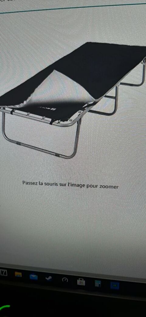 
SONGMICS Lit de Camp Pliable lit Pliant de Voyage 200 x 74 120 Saint-Lger-du-Bourg-Denis (76)