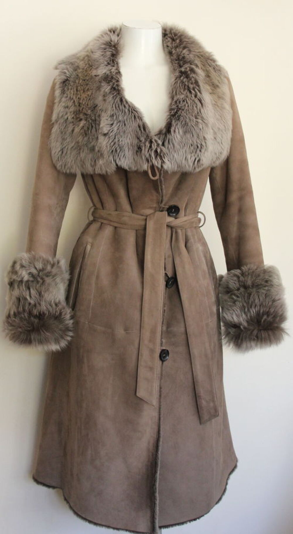 Manteau Shearling ARMANI T.40 Fr Vêtements
