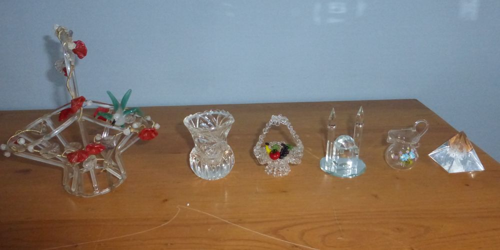 OBJETS en verre (C3) Décoration
