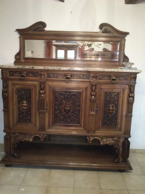 salle  manger  en noyer style renaissance 1800 Lauzerte (82)
