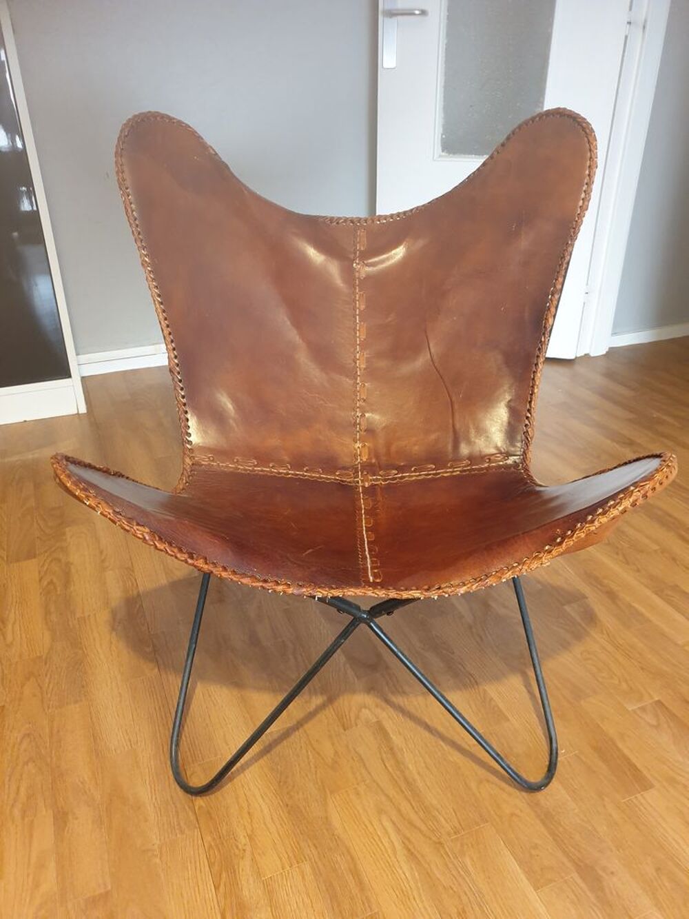 Fauteuil Sling Vintage Cuir Meubles