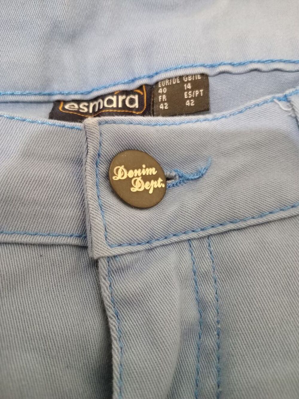 Jean Bleu Clair Femme T42 Vêtements
