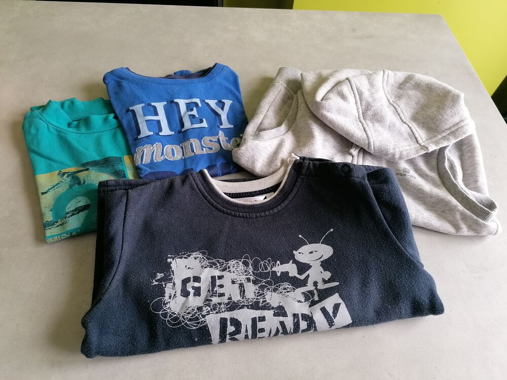 Lot vetements gar&ccedil;on 4 ans Vtements enfants