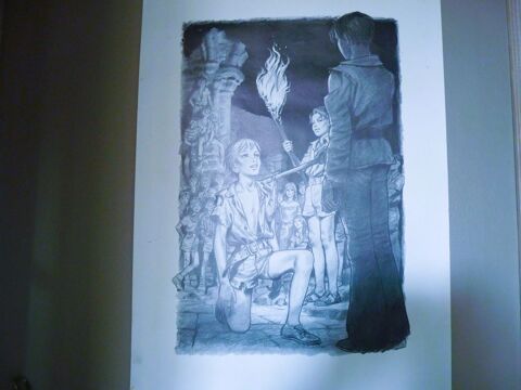 affiche dessin poster noir et blanc tbe 2 Brienne-le-Chteau (10)