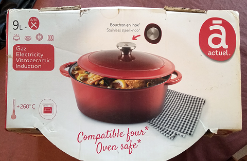 Cocotte faitout en fonte. Hautmont (59)