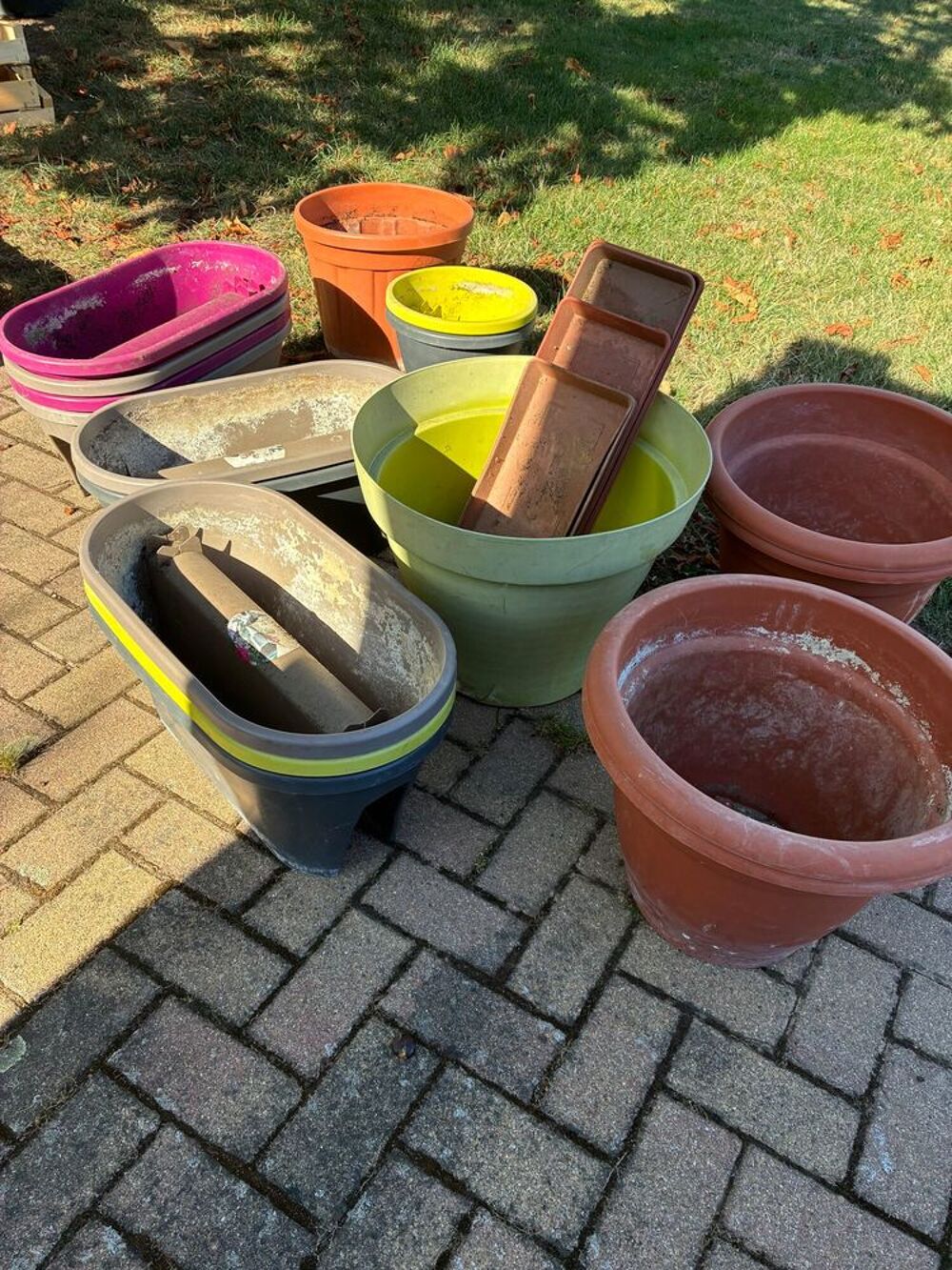 lot de jardini&egrave;res Bricolage