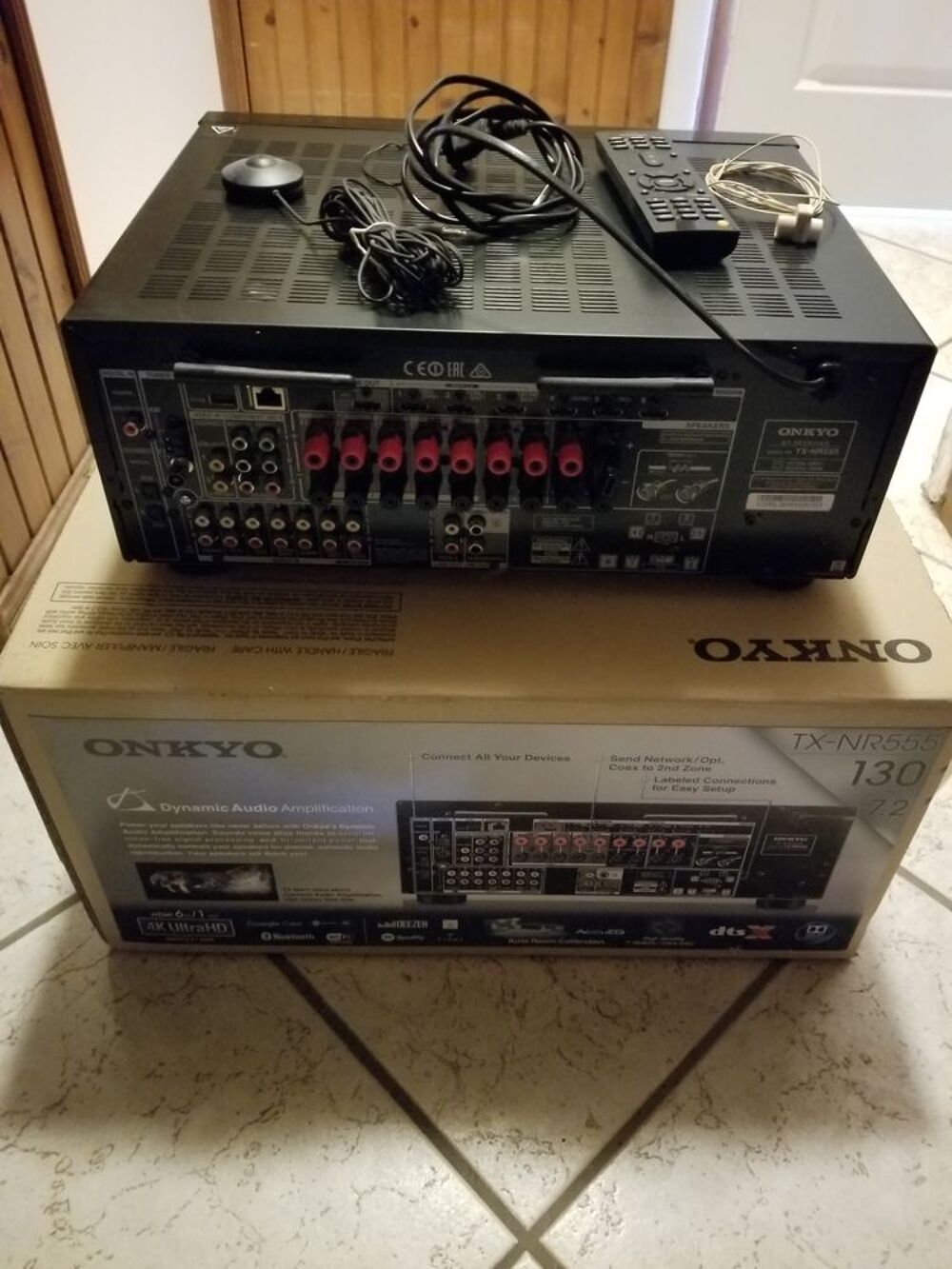 Ampli home cin&eacute;ma 7.2 Onkyo TX-NR555 noir Audio et hifi