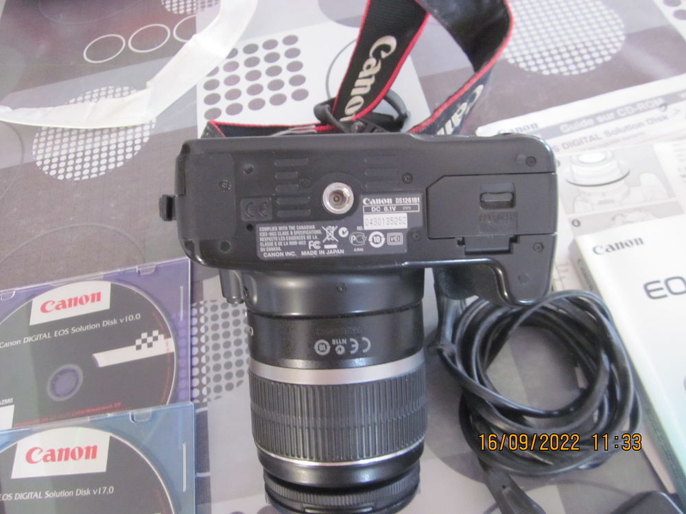 Appareil photo Canon EOS 450D Photos/Video/TV