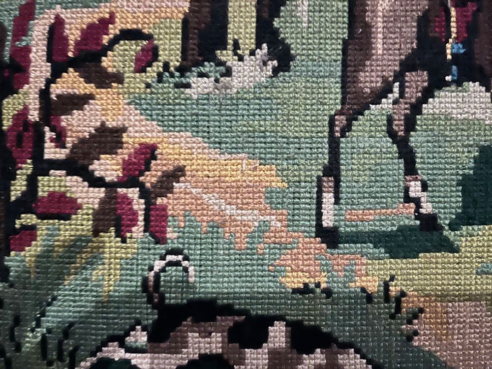 Canevas chasse &agrave; courre Décoration