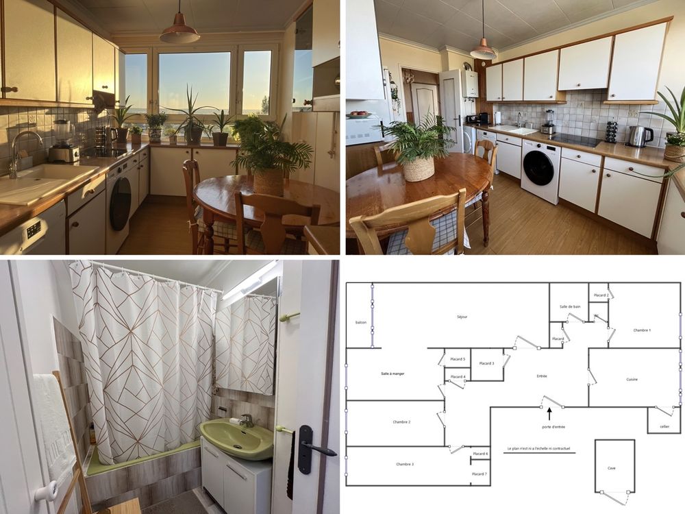 Vente Appartement T5 lumineux de 86 m² - Balcon - DPE C - Les Clayes-sous-Bois Les clayes-sous-bois