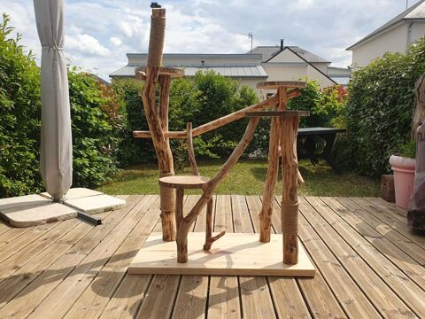 Arbre   chat en bois naturel 170 Laval (53)