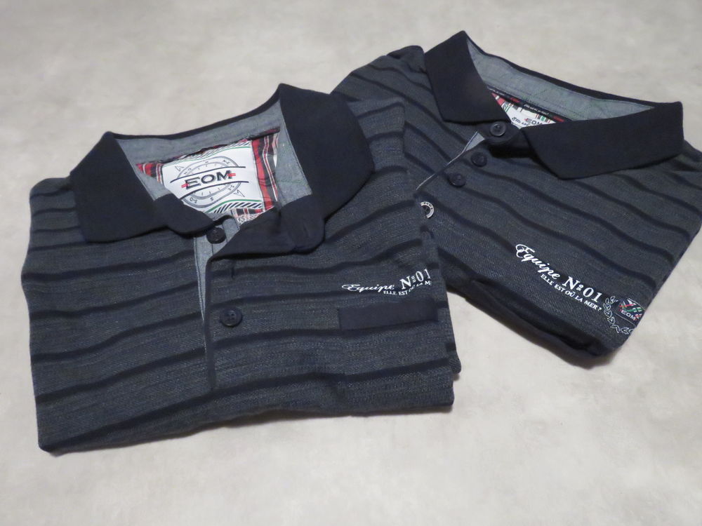 Lot de deux polos homme taille XL Vêtements
