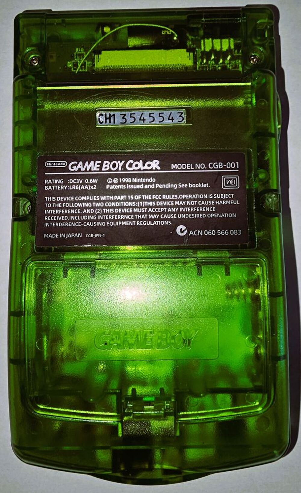 Nintendo Gameboy Color Consoles et jeux vidéos