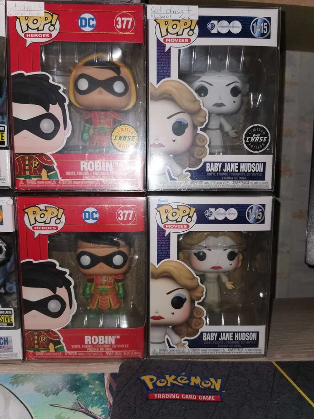 Lot 2 Figurines Funko Pop (1Chase+1Normal) Disney / Dc Etc Jeux / jouets