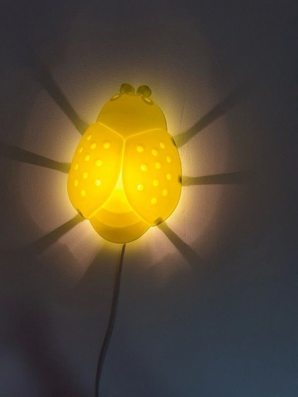 Lampe murale coccinelle Décoration