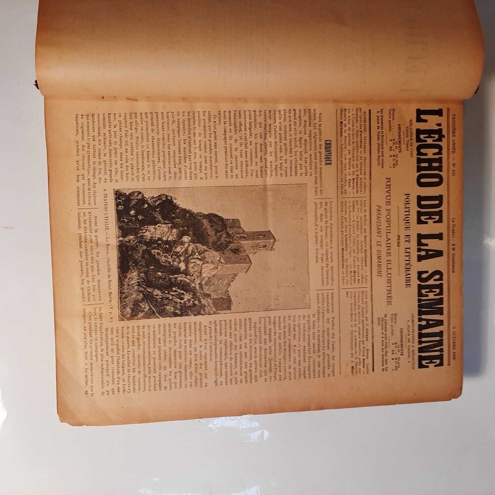 Journal ancien rare. 