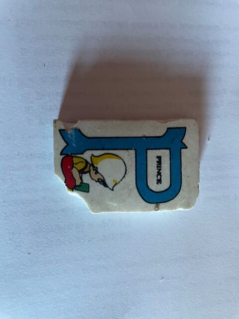 Gomma gomme eraser collection lettre P plate 8 Bures-sur-Yvette (91)