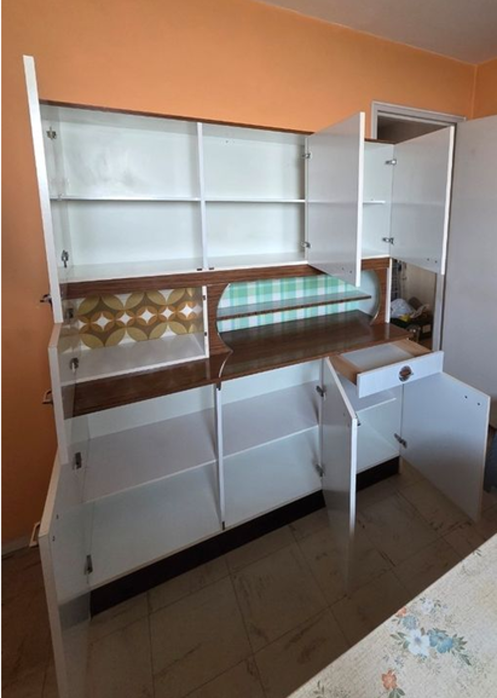 Magnifique buffet de cuisine vintage Formica ann&eacute;es 60/70 Meubles