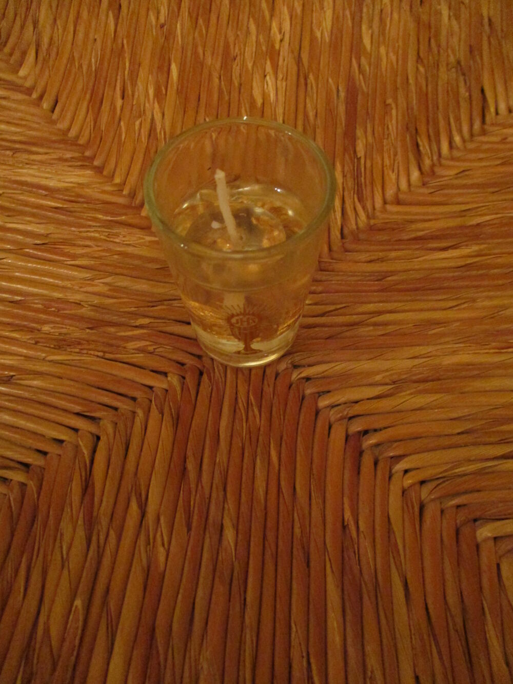 Petit bougeoir avec paillettes neuf Décoration