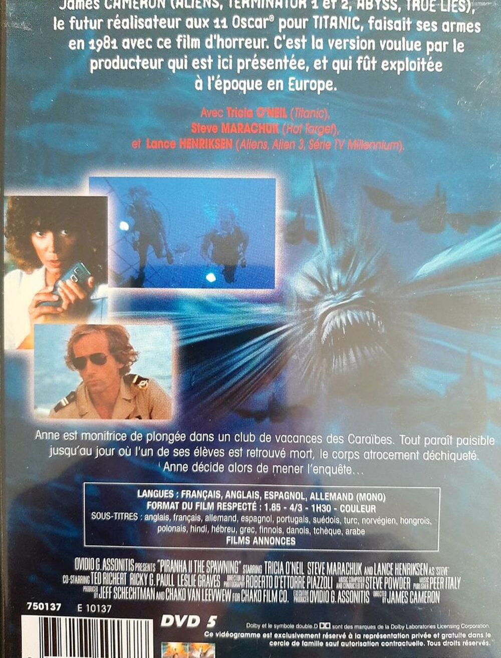 Piranhas 2 les tueurs volants dvd DVD et blu-ray