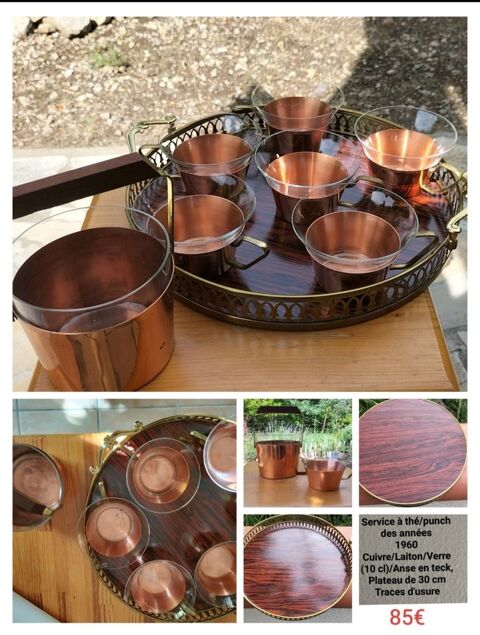 Service à punch ou à thé  Vintage  85 Quillan (11)