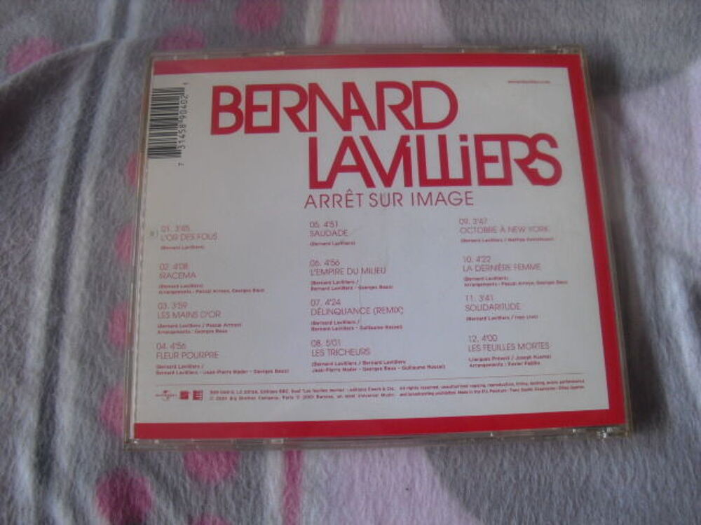 CD BERNARD LAVILLIERS arret sur image NEUF CD et vinyles