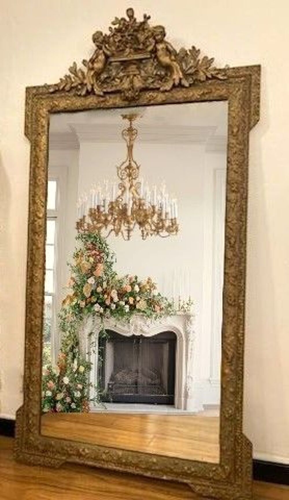 Grand miroir ancien 160x85 Dcoration