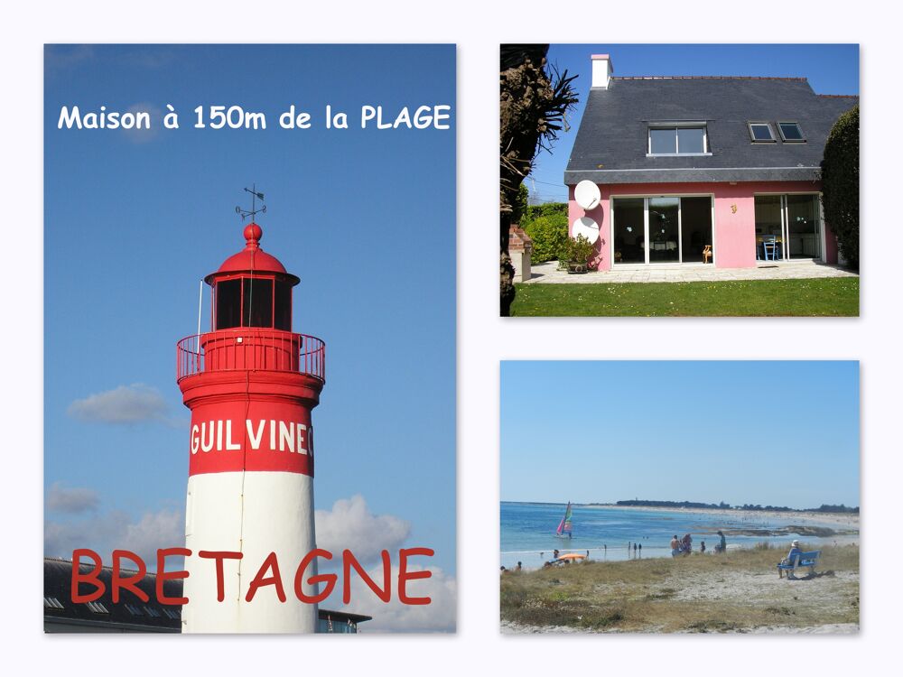    PLAGE  150m ~ Vacances en BRETAGNE ~ bord de MER  Bretagne, Guilvinec (29730)