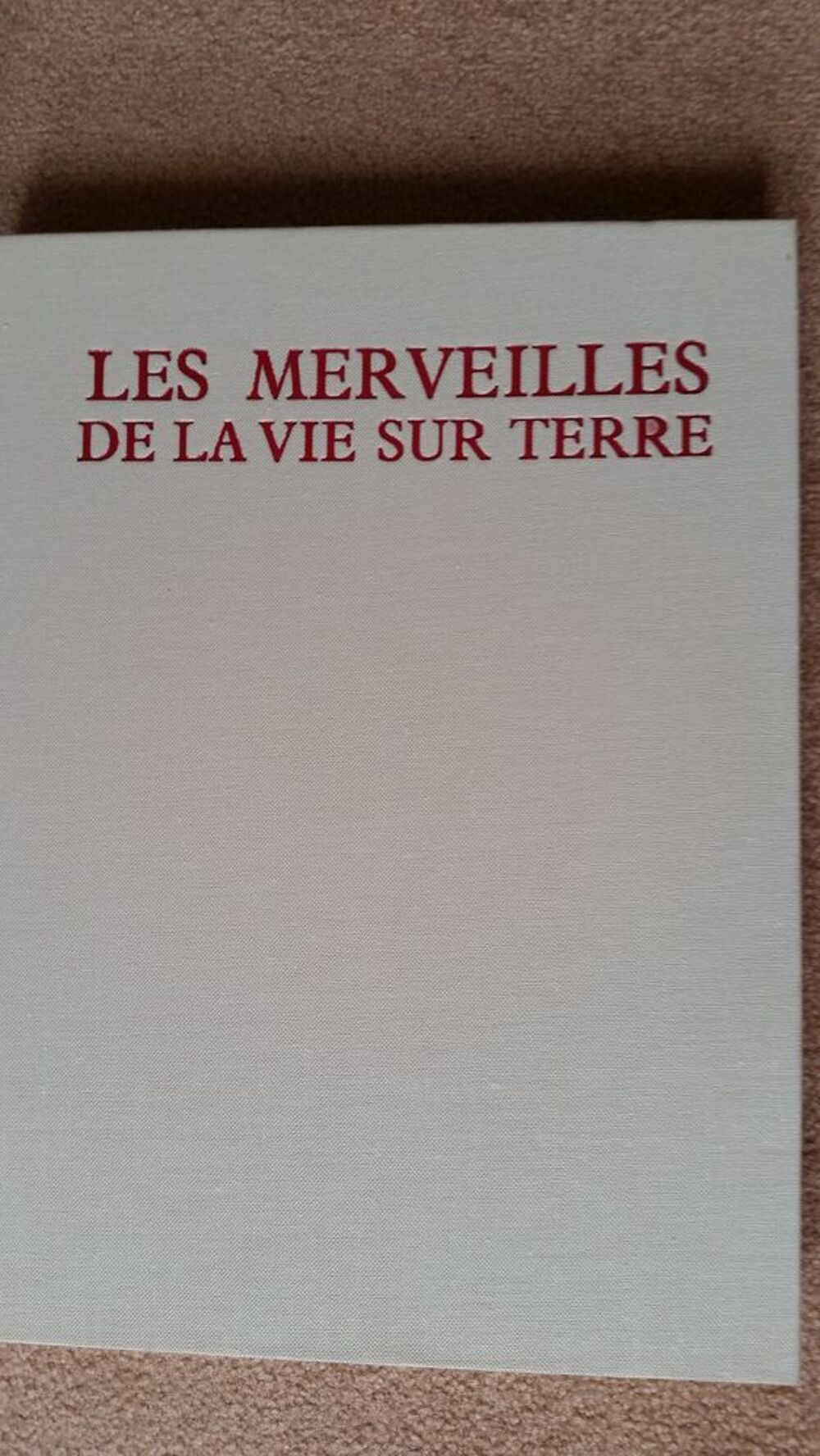 Les merveilles de la vie sur terre Livres et BD