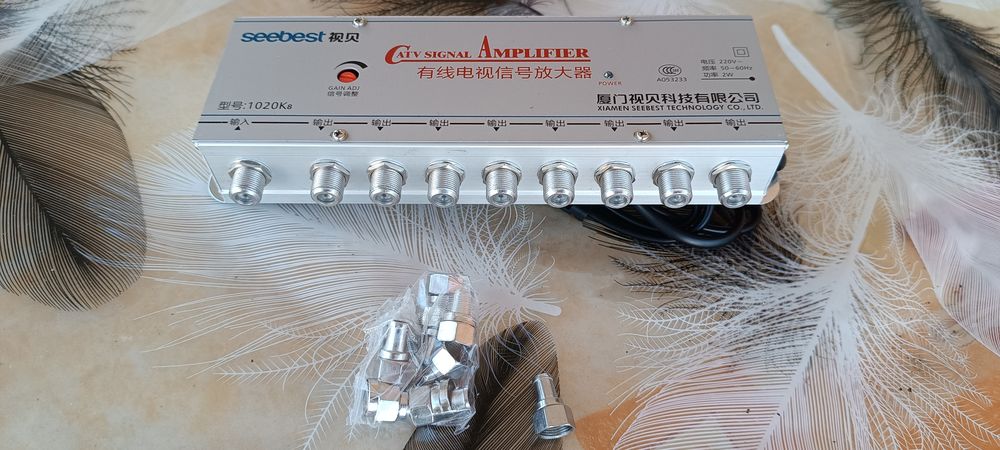 Ampli d'antenne TV HIFI + R&eacute;partiteur+Splitter ADSL Photos/Video/TV