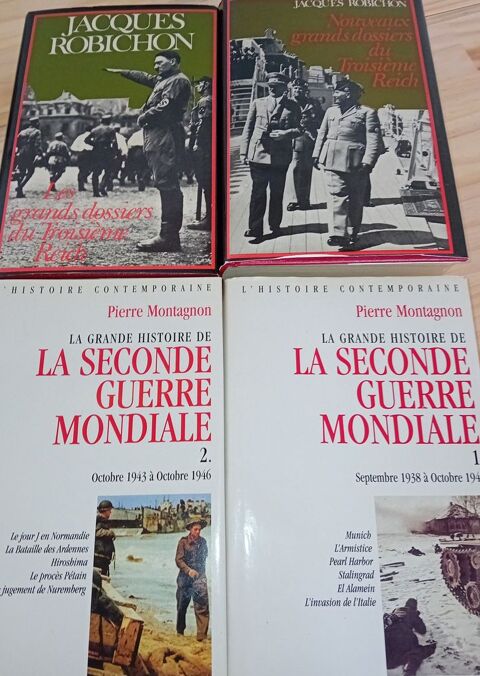 Lot de 4 livres   Seconde Guerre Mondiale   5 Saint-Dizier (52)