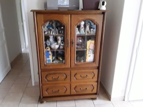 Vitrine en bois rustique , portes vitres
100 Gainneville (76)