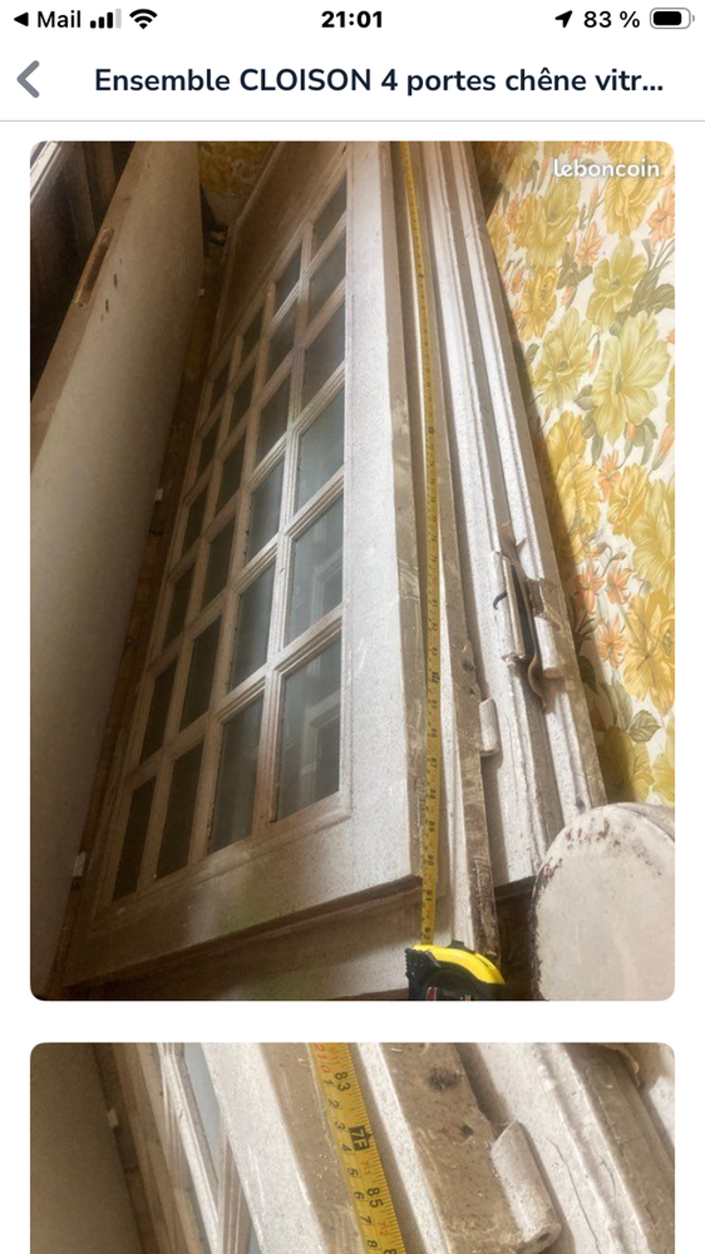 ensemble cloison vitr&eacute;e 4 portes XXL Bricolage